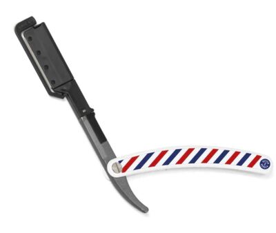 BETTER BARBER WHITE CLICK&CLEAN RAZOR HANDLE